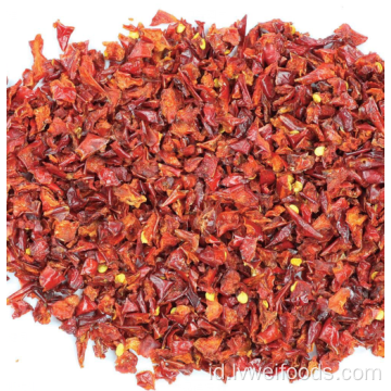 Dehidrasi Jalapeno Red Pepper Granules 6*6mm